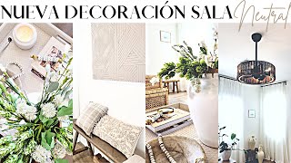 NUEVA DECORACIÓN 2023 ✨️ DECORACIÓN DE MI SALA Y MESA 2023  | DIY LIVING ROOM MAKEOVER 2023