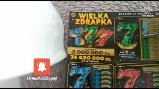 Zdrapki Lotto #12 Zdrapki 7️⃣7️⃣7️⃣ Ile Wygranych❓