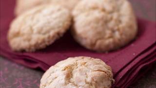 Recette : Biscuits craquelés coco citron vert