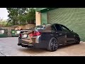 bmw 528i dual tip exhaust valved stage 2 tune burps