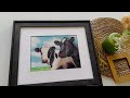 riolis cross stitch kit review. 2237 cows