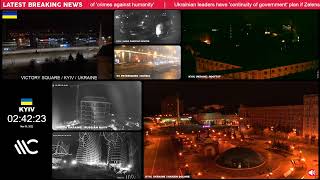 🔴 LIVE Kyiv Ukraine Multi Cam Infrared | Odessa | St. Petersburg | Russian Military Invasion