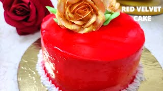 Red velvet cake|Eggless cake|Valentine day cake। रेड वेल्वेट केक।