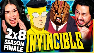 INVINCIBLE 2x8 FINALE Reaction! | "I Thought You Were Stronger" | Steven Yeun | J.K. Simmons