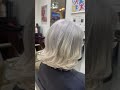 silver hair 👩‍🦳 londonlookssalon salon silverhair wellacolor koreanhairstyle