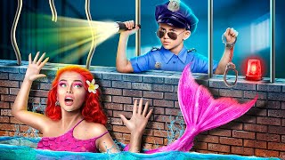 How to Become a Mermaid in Jail! Mermaid Transformation!