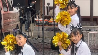 チアダンスRAINBOW鳥取 ⑨ サインはB 231029 吉岡温泉ハロウィン