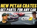 CSR2 New Petah Crates,  Get parts for any car CSR2