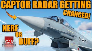 EUROFIGHTER getting its radar CHANGED! - War Thunder