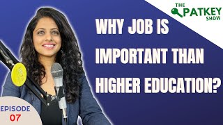 Is Job Important than Education? : Patent Agent \