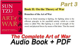 The Complete Art of War By Sun Tzu PART3 Audiobook + Read along