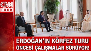 Cumhurbaşkanı Yardımcısı Cevdet Yılmaz ve Bakan Mehmet Şimşek Katar'da