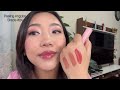 rom u0026nd juicy lasting tint leh zero matte lipstick swatch review