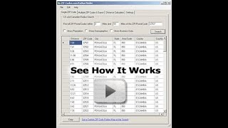 Zip-Codes Radius Finder