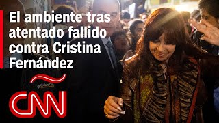 Atentado contra Cristina Fernández: video impactante muestra el arma a centímetros de su rostro