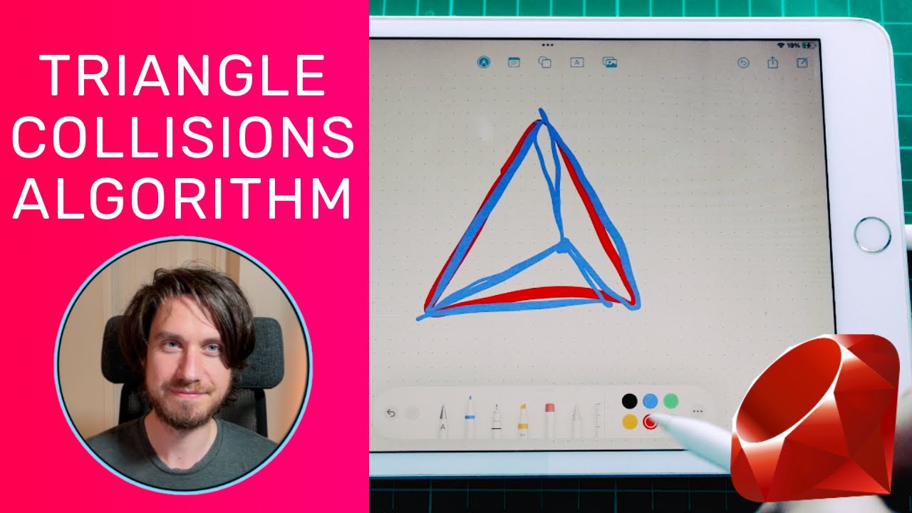The Clever Algorithm To Detect Triangle Collisions Explained Youtube