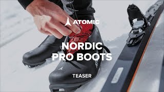 Enjoy Nordic skiing to the max with the Atomic Nordic Pro boots | Teaser