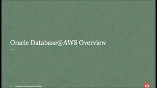 Provisioning Autonomous Database in Oracle Database@AWS