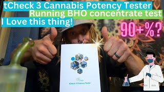 tCheck 3 cannabis potency tester review and BHO test. At home cannabis testing cheap \u0026 easy! #tCheck