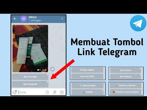 Cara Membuat Tombol Link Di Telegram - YouTube