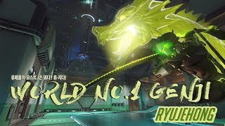 [ryujehong] [ENG CC] 류제홍 모1 겐지 플레이^^ 용검으로 3킬 ㅎ｜Lunatic-Hai｜Overwatch｜