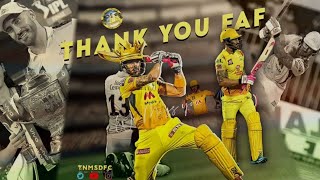 Faf Du Plessis | Tribute video | Tamil | Thank you Faf ❤️ | CSK 💛
