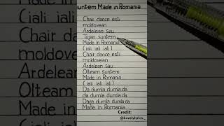 Made in Romania lyrics #arcticmonkeys #kpop #myuniverse #britishrockband #myuniversesong #indieroba