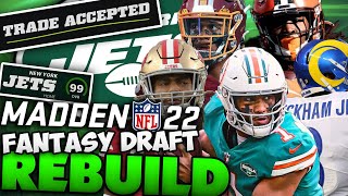 New York Jets Fantasy Draft Rebuild But We Let The AI Draft Our Team... Madden 22 Franchise