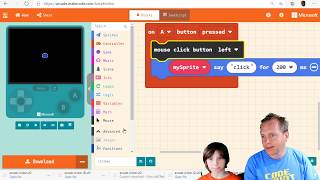 MakeCode Arcade Beginner - Mouse Clicker