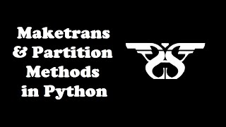 134. String Maketrans and Partition Method in Python with Example Code || Python String Methods-16