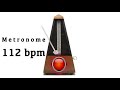 metronome 112 bpm 🎼