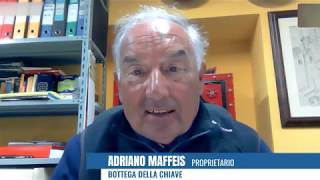 Premio Fedeltà al lavoro 2019 - Adriano Maffeis, proprietario Bottega della chiave