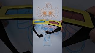 Sprunki Tele x Bailey Phase 4 Glasses of 3D Art #ytshorts #magic #sprunki