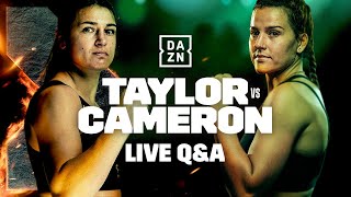 KATIE TAYLOR VS. CHANTELLE CAMERON | Q&A With Eddie Hearn, Ariel Helwani, Gary Cully & Andy Lee