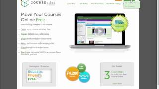 Creating a new course in CourseSites