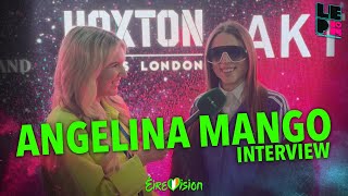 Angelina Mango (Italy) 🇮🇹 Interview | London Eurovision Party 2024