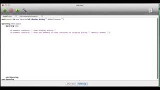 Applescript tutorial 2- dialog game