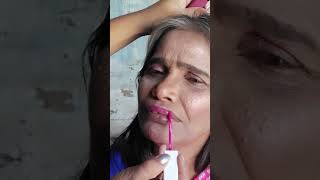 Ranu Mandal Special makeup 💄 Lipstick Apply 👿 Makeup Tutorial Video #ranumondal #short #viral #ranu