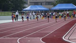 ５，６年女子100m4組目 足立フレンドリーナイター（2020823