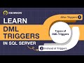 DML Triggers in SQL Server: Types, Examples, and Practical Guide