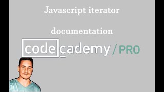 Javascript iterator documentation