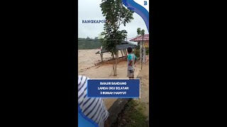 Banjir Bandang Landa OKU Selatan, 3 Unit Rumah Warga Dilaporkan Hanyut