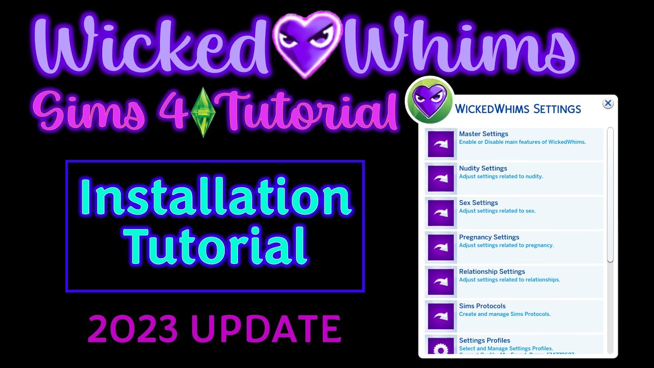 How To Install Wicked Whims (works For July 2023 Update) | Sims 4 Full ...