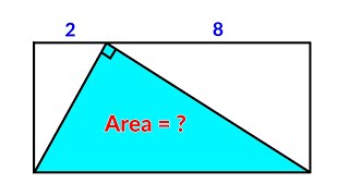 Find the shaded area in the rectangle | 2 Different Methods