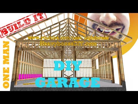 ONE MAN! Two Car Garage | BUILD IT ONE MAN! Two Car Garage | BUILD IT