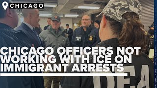 Chicago officers not working with federal ICE agents to arrest illegal immigrants