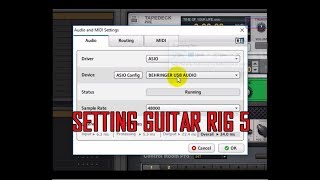 Guitar RIG 5 Tidak Mengeluarkan Suara? ini cara memperbaiki settingnya