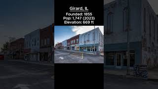 Random US Towns: Girard, IL #shorts
