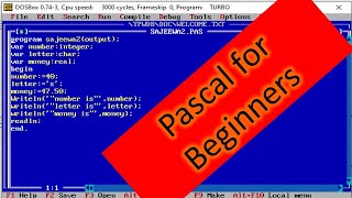 පැස්කල් මුල සිට සරලව | Pascal Quick Revision for Beginners(with practical) Code Lab #ictwithsajeewa