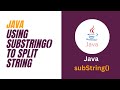 Here is how you can use subString function in Java to split strings!!!👌👍